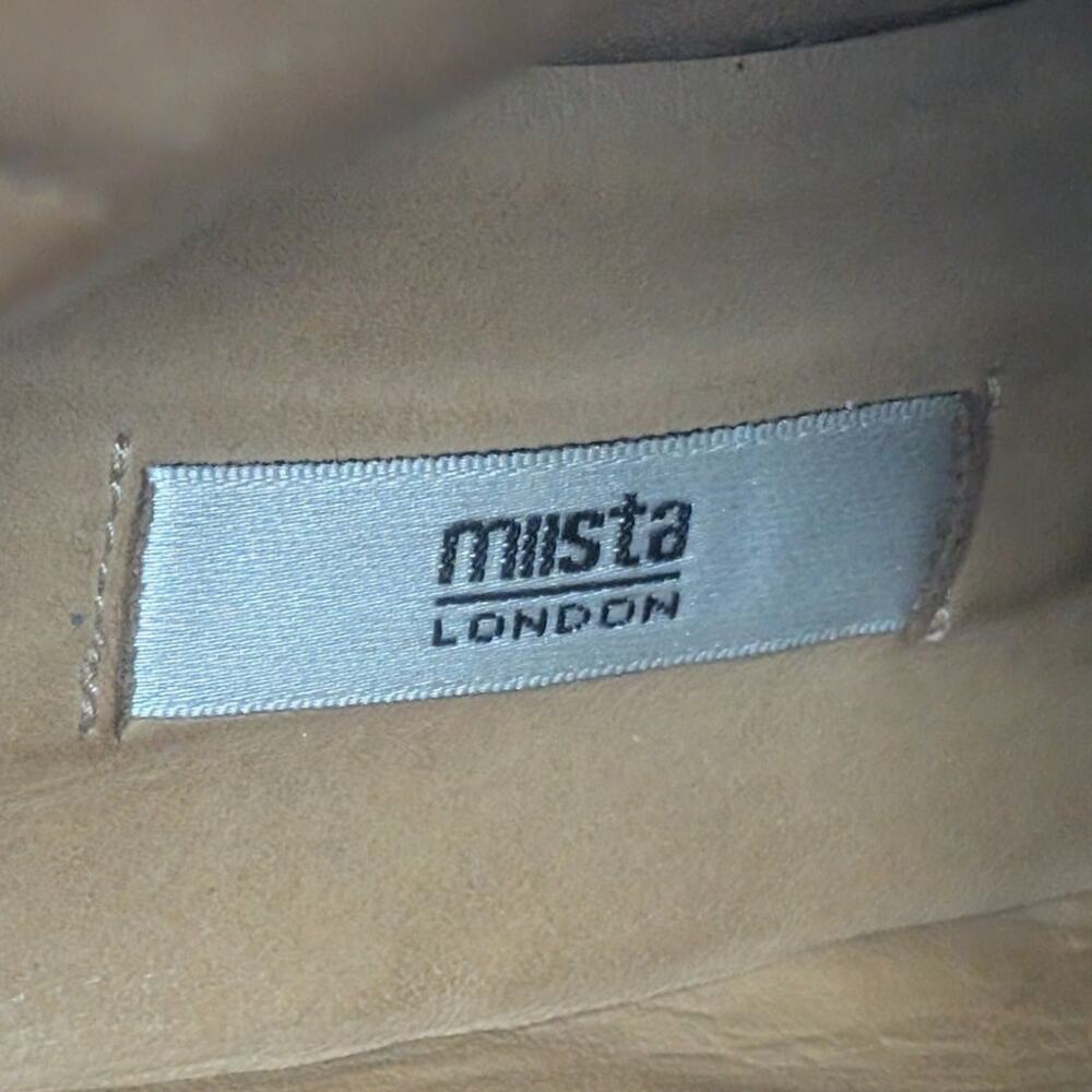 Miista Carlota Mahogany Croc Ankle Boots, Size 38 - Picture 13 of 13